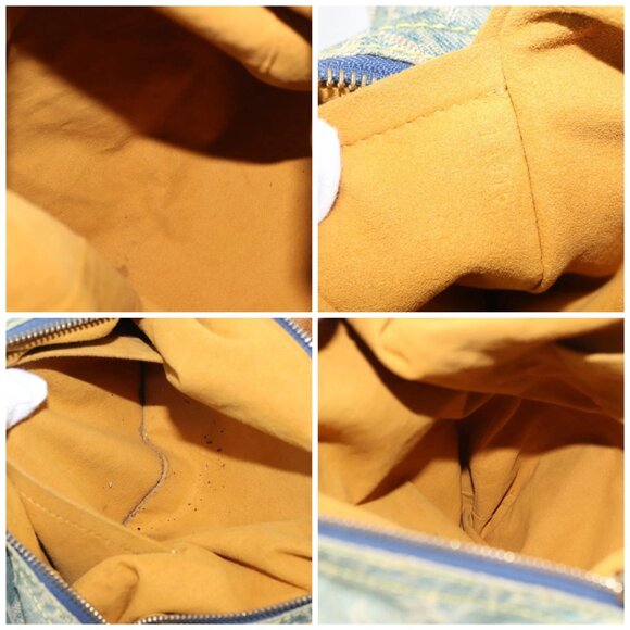 LOUIS VUITTON Monogram Denim Buggy GM Shoulder Bag Blue M95048 LV Auth am9268 - Picture 15 of 16